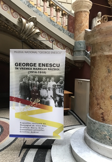 Expoziția "George Enescu în vremea Marelui Război (1914-1918)" la Ateneul Român din București